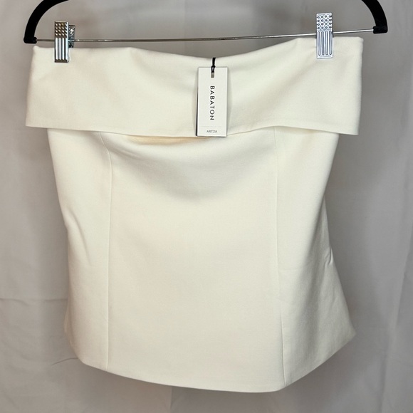 NEW Aritzia Element Tube Top - (Re)ssential - Light Birch strapless shirt 8 - Picture 5 of 17